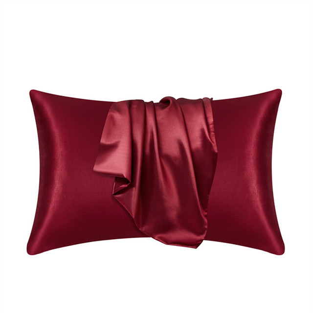 1Pair Pillowcase Pillow Cover Silky Satin Hair Beauty Pillow Case Comfortable Pillow Case Home Decor Wholesale