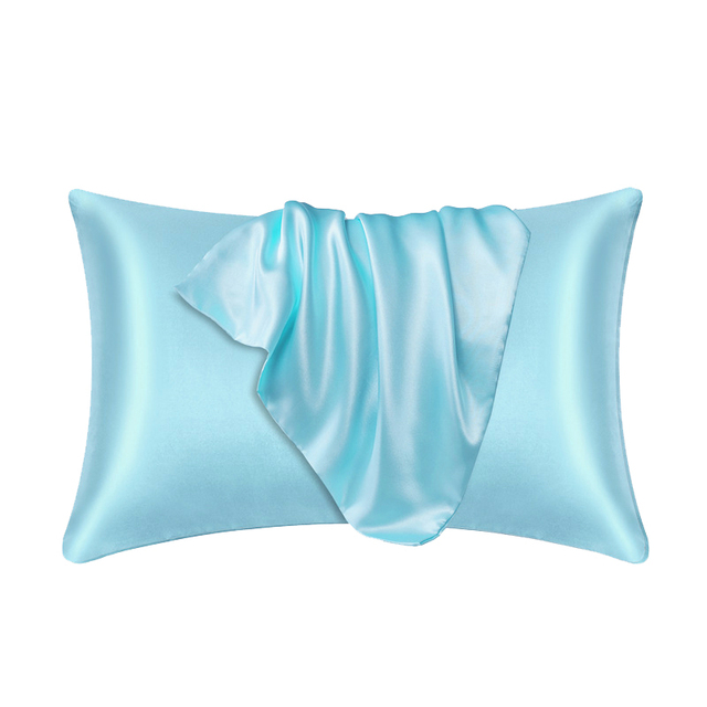 1Pair Pillowcase Pillow Cover Silky Satin Hair Beauty Pillow Case Comfortable Pillow Case Home Decor Wholesale