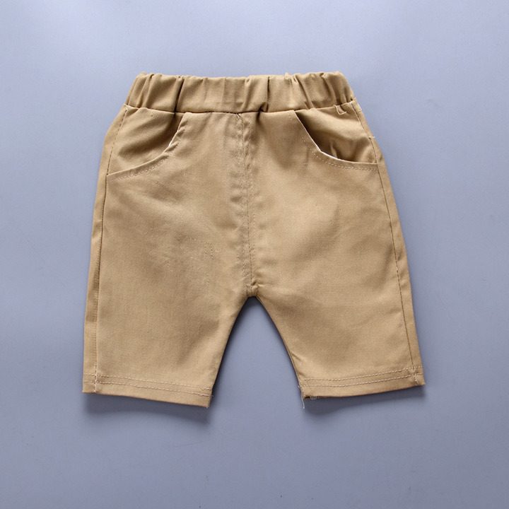 Children&apos;s clothing boy summer new cotton casual short-sleeved pants sports suit baby