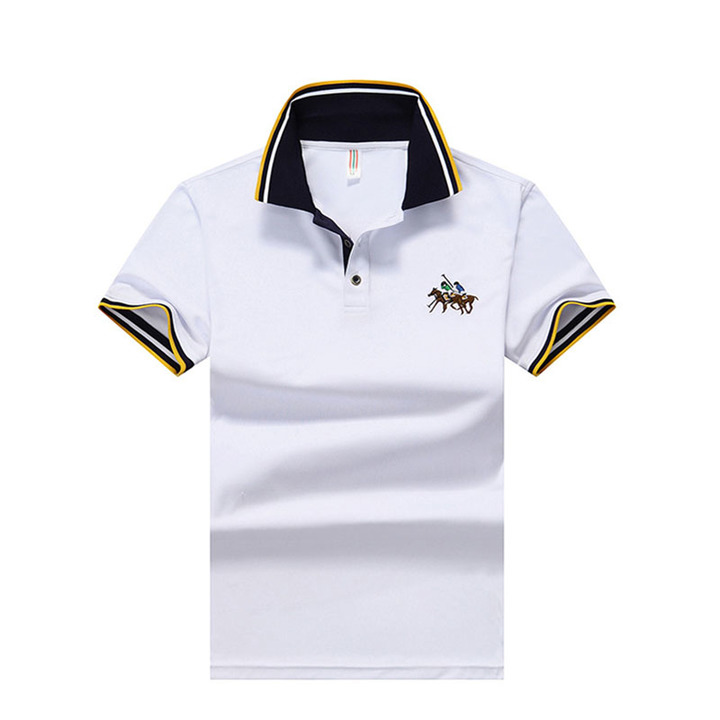 New men&apos;s short-sleeved Polo shirt casual sports clothes