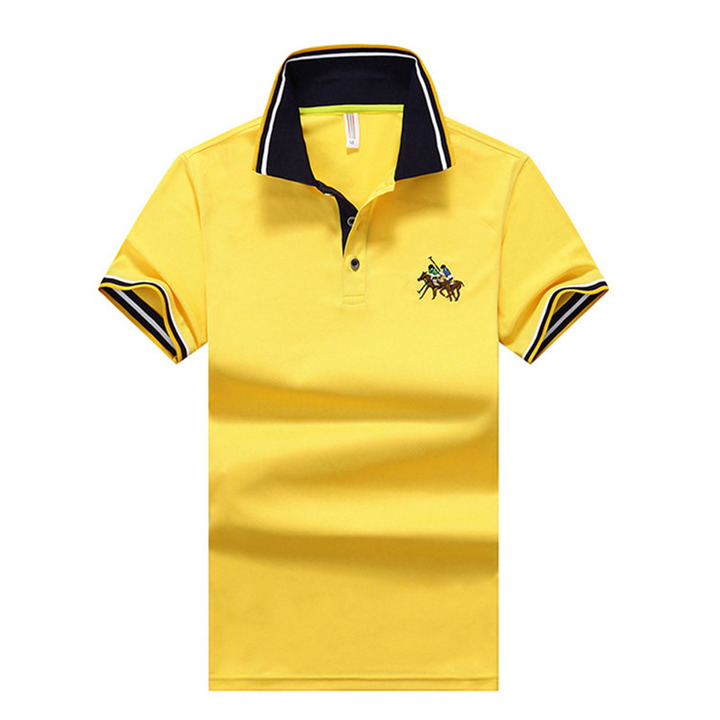 New men&apos;s short-sleeved Polo shirt casual sports clothes