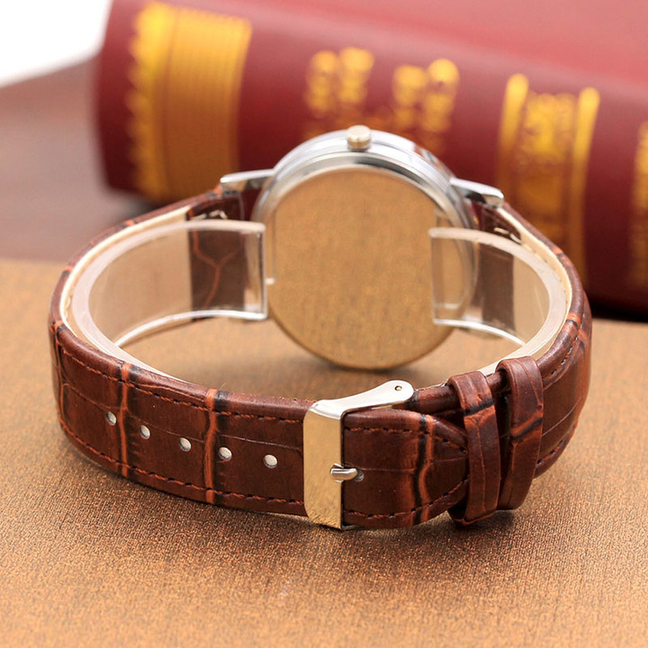New Gift Men&apos;s Watch Fashion Quartz Watch Men&apos;s Blu-ray Glass Belt Men&apos;s Watch