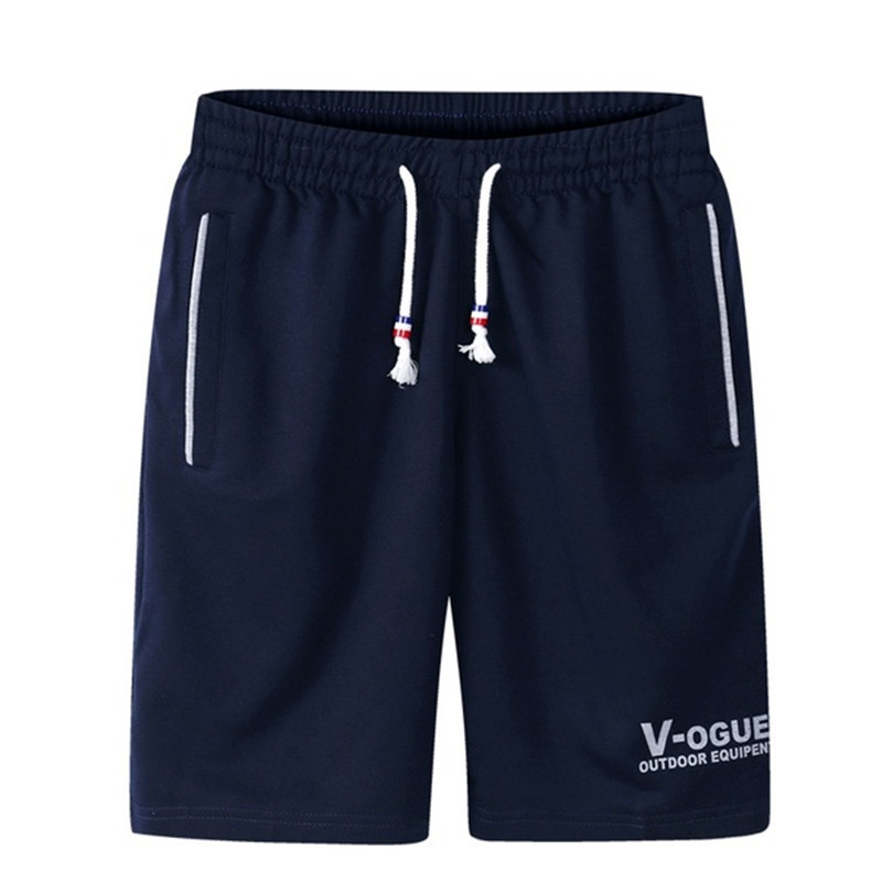 New men&apos;s shorts elastic waist beach shorts casual soft running shorts
