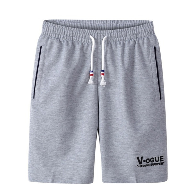New men&apos;s shorts elastic waist beach shorts casual soft running shorts