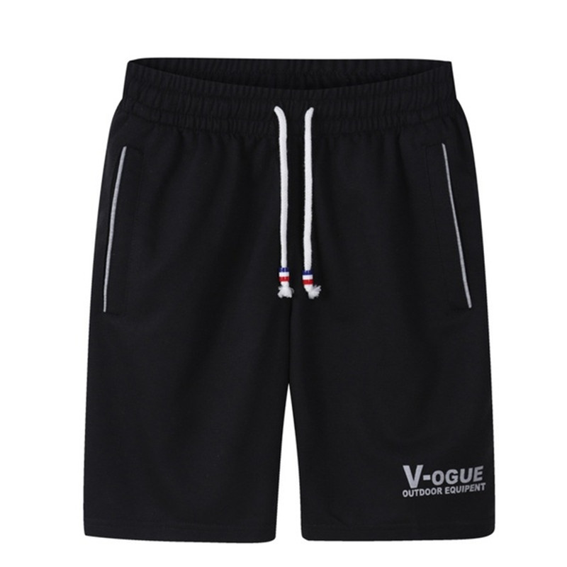New men&apos;s shorts elastic waist beach shorts casual soft running shorts