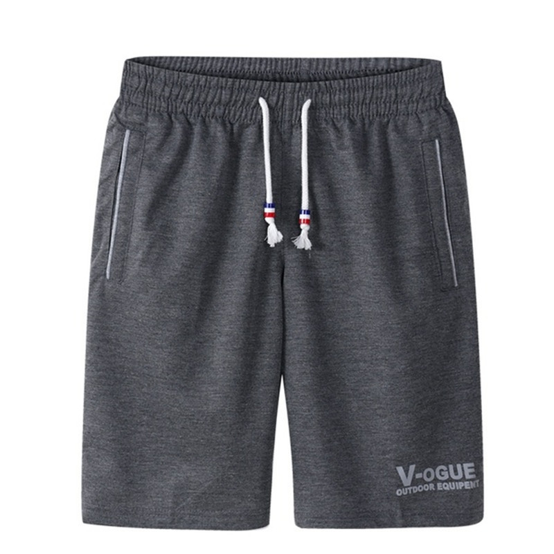New men&apos;s shorts elastic waist beach shorts casual soft running shorts