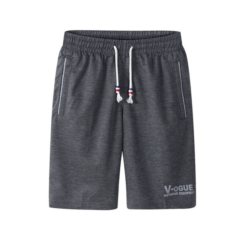 New men&apos;s shorts elastic waist beach shorts casual soft running shorts