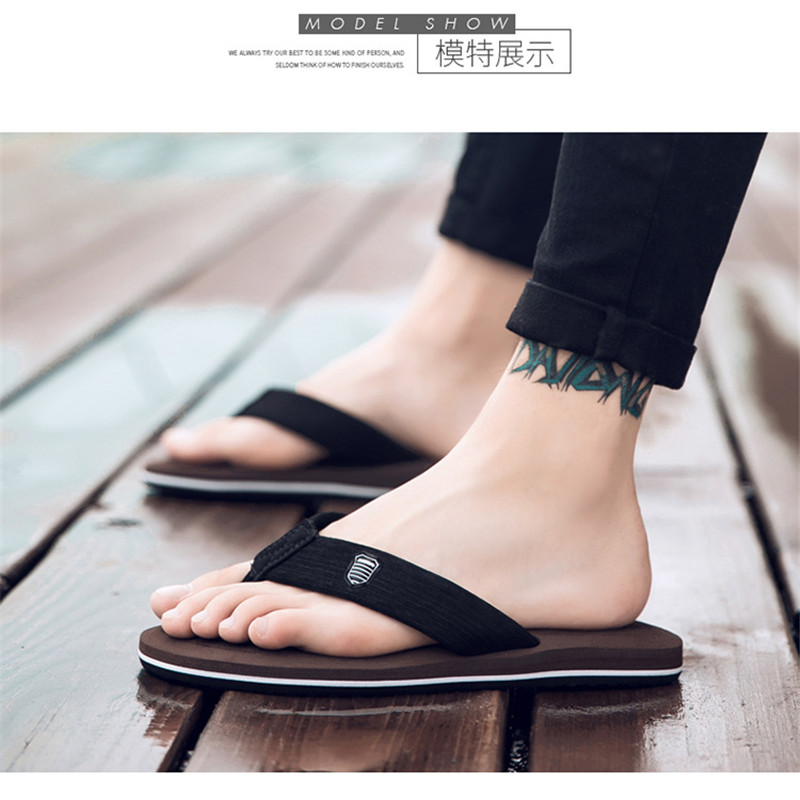 New men's slippers flip flops slip Casual sandals