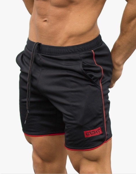 New men's cotton slim breathable sports summer shorts