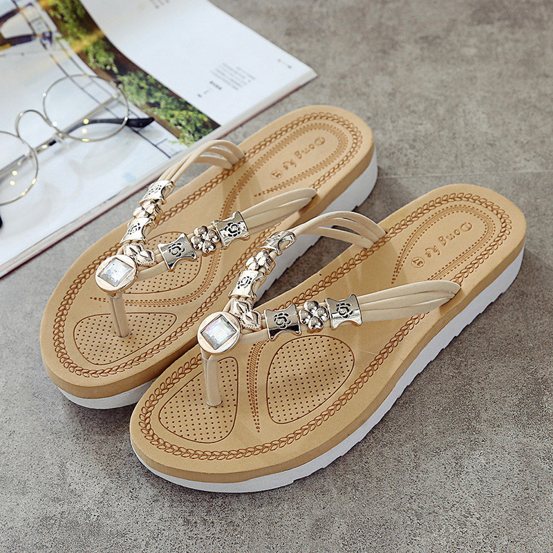 New fashion women Flat-soled sandals Leisure Herringbone slippers shoes