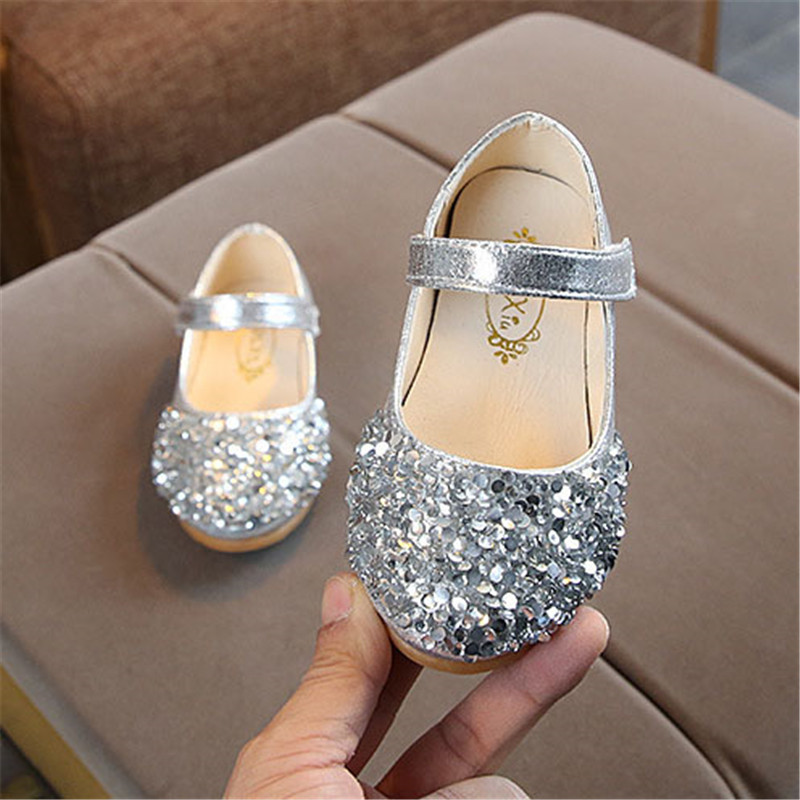 New children's shoes girls princess rhinestone casual slippes sandals shoes