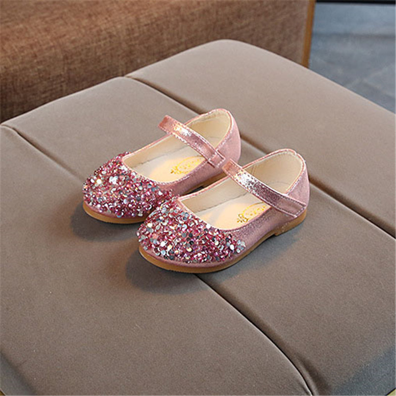 New children's shoes girls princess rhinestone casual slippes sandals shoes