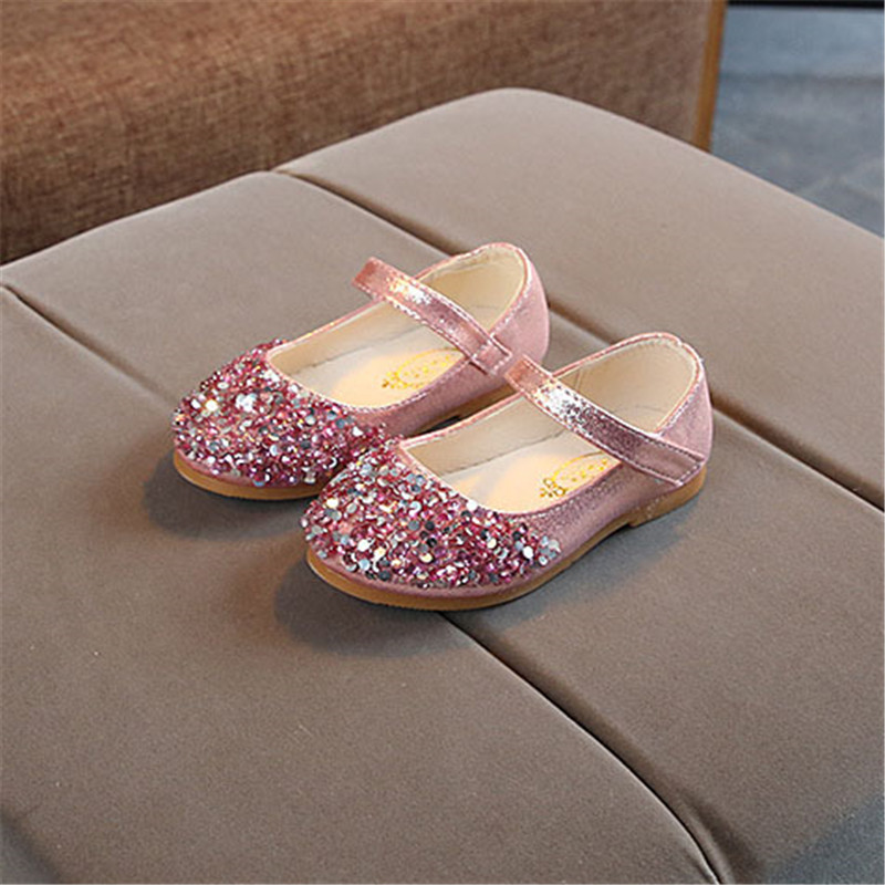 New children's shoes girls princess rhinestone casual slippes sandals shoes