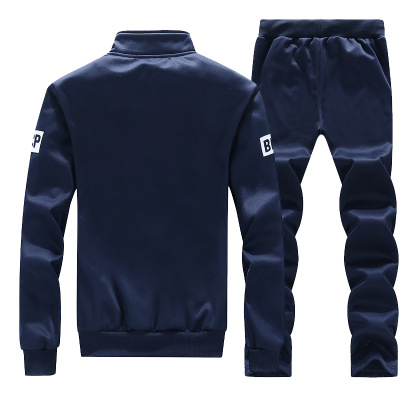 New Men's Sportswear Casual Long Sleeve Jacket Clothes and Pants Set