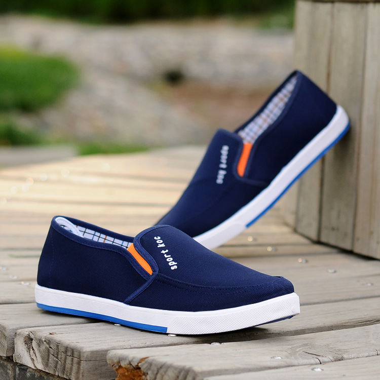 Men's canvas shoes breathable casual shoes in summer