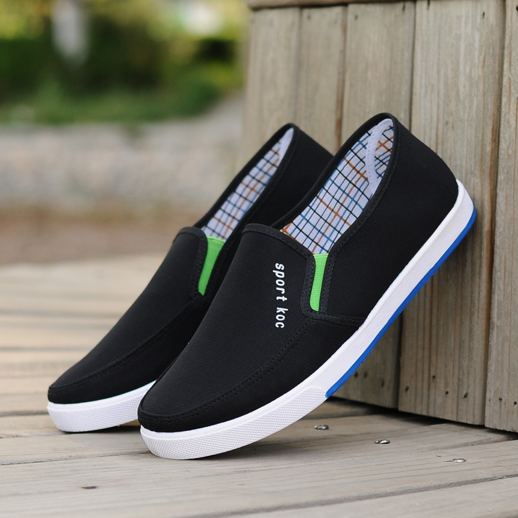 Men's canvas shoes breathable casual shoes in summer
