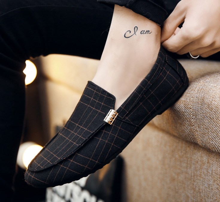 Women European men slip on casual flat sole lazy loafers shoes