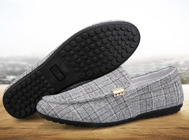 Women European men slip on casual flat sole lazy loafers shoes