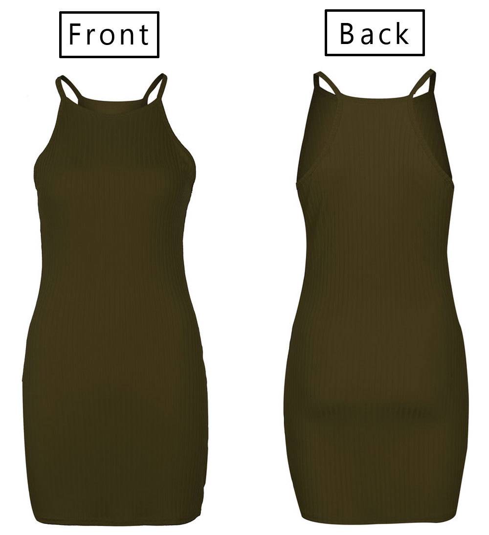 Women  sexy ribbed dresses