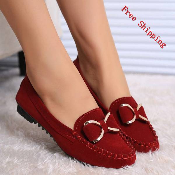 New Women&apos;s Flats Round Toe Shoes New Women Autumn Ladies Ballet Flat Casual Single Shoes