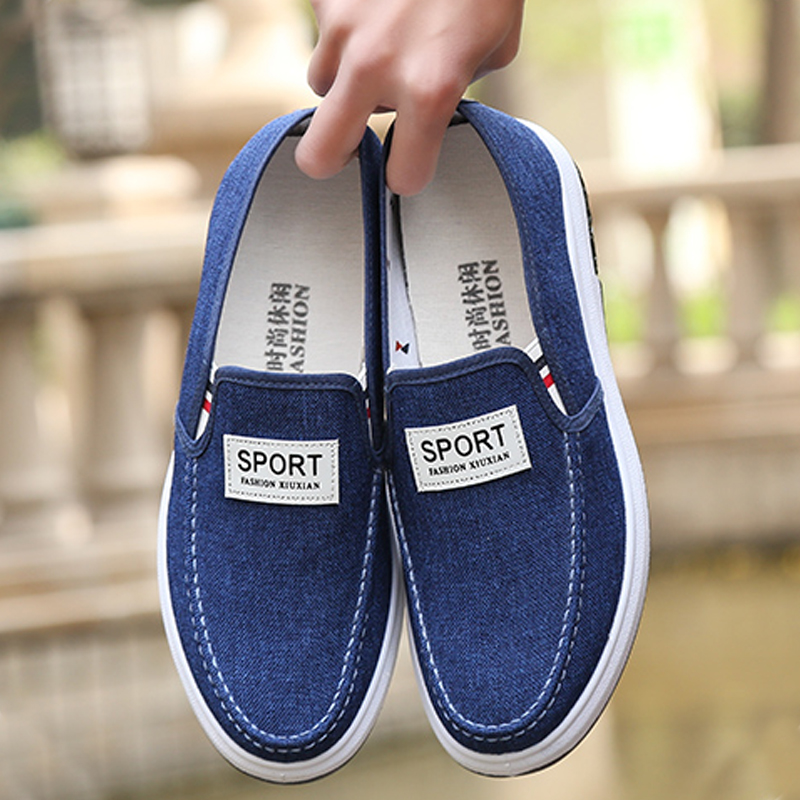 Men&apos;s canvas shoes, sneakers, casual shoes, antiskid and wear-resistant board shoes