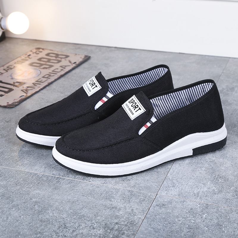 Men&apos;s canvas shoes, sneakers, casual shoes, antiskid and wear-resistant board shoes