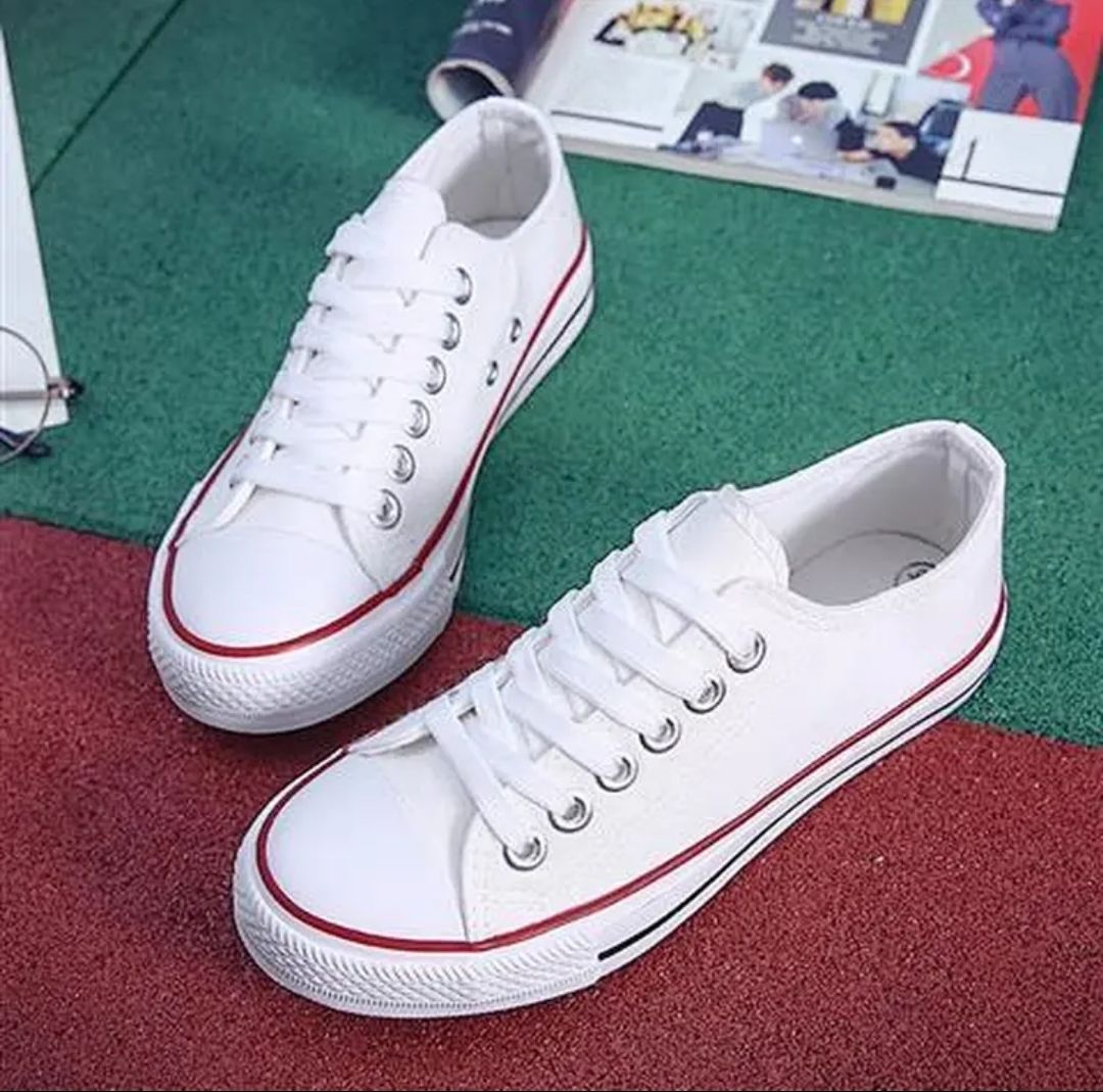 Canvas Men Shoes  Version Cloth Shoes Leisure Basic  Shoes Low Upper Board Sneakers