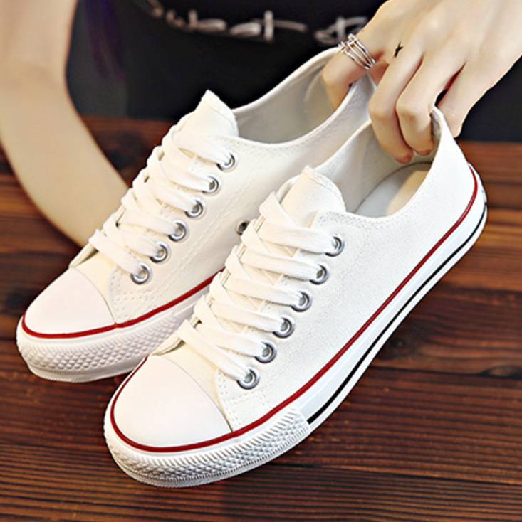Canvas Men Shoes  Version Cloth Shoes Leisure Basic  Shoes Low Upper Board Sneakers