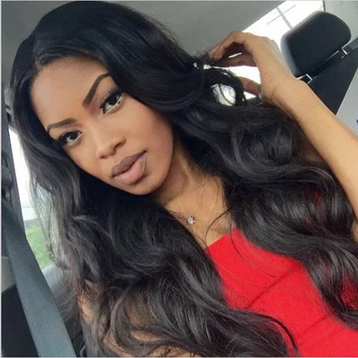 Women Gift Women Long Curly Hair Weave Black Body Wave Wigs For Ladie Fast delivery within 1-5 days