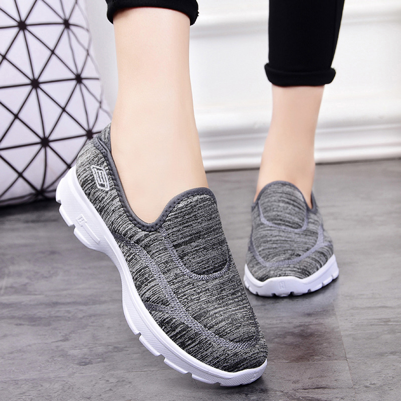 Women&apos;s shoes cloth shoes soft sole athletic athletic shoes female non-slip soft sole Athletic