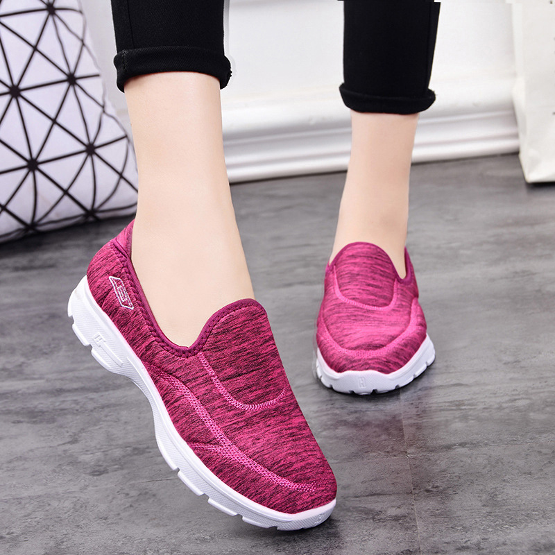 Women&apos;s shoes cloth shoes soft sole athletic athletic shoes female non-slip soft sole Athletic