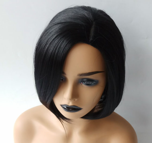 New hairpiece ladies Bob short straight black Bob women wig