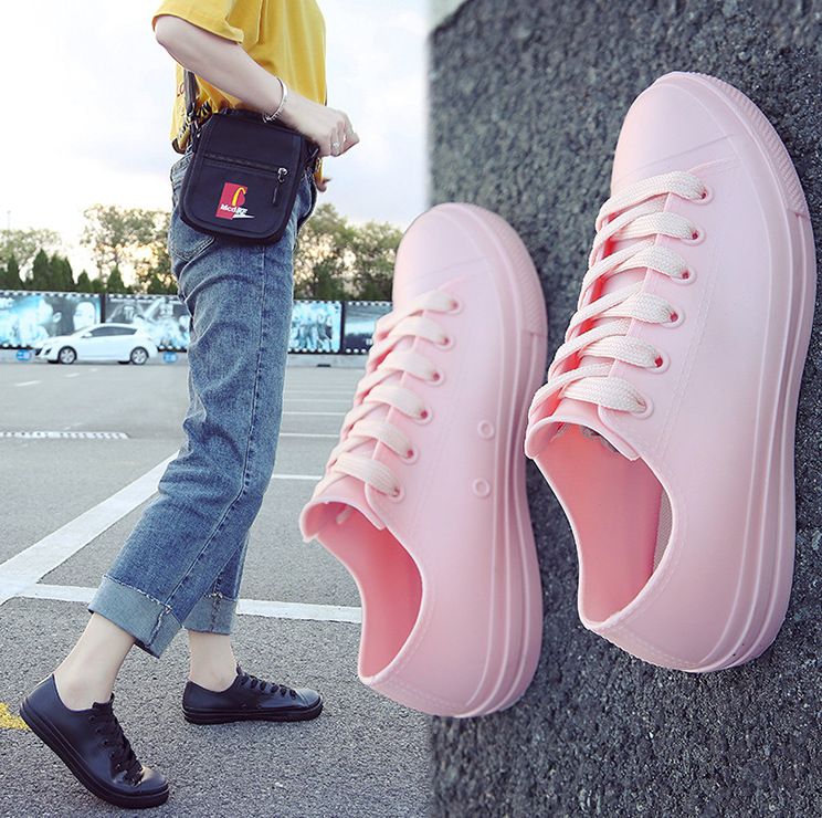 New women&apos;s flat shoes for women&apos;s low-top student casual sneakers Athletic