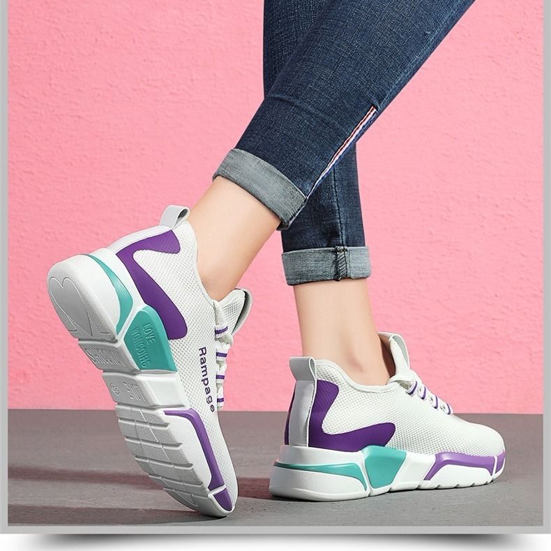 Women&apos;s new breathable casual soft sole running shoes Ladies Athletic  slipper ladies sneakers shoe