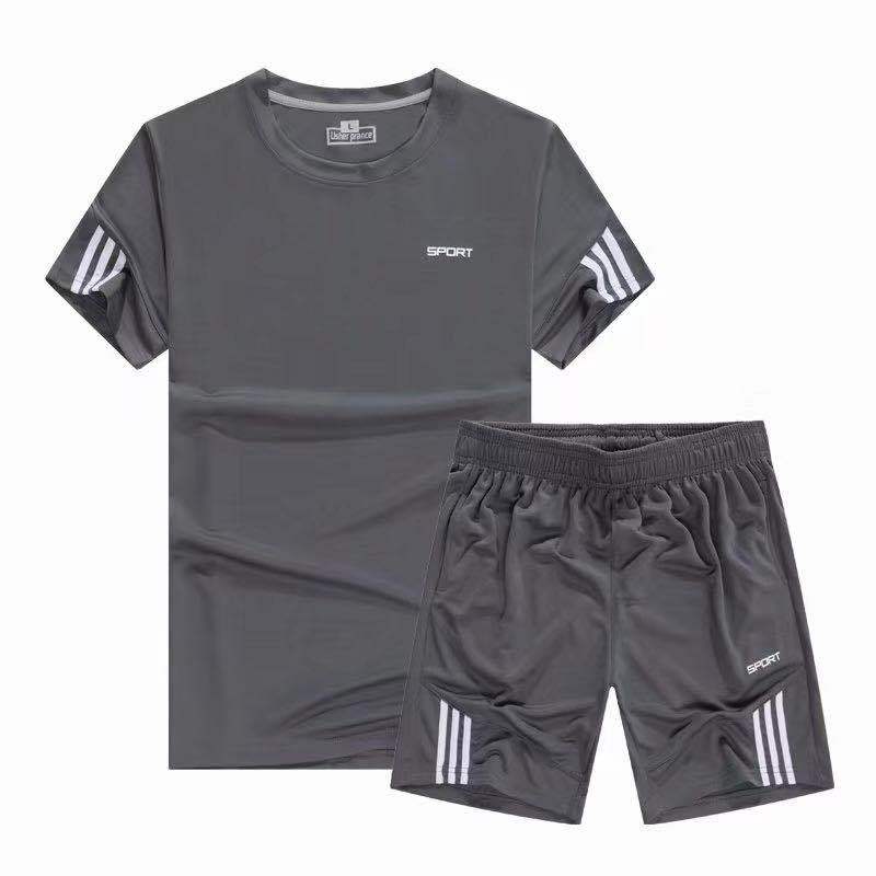 two piece men   clothes set men wear include tshirt and pants shorts T-shirts &amp; Polos