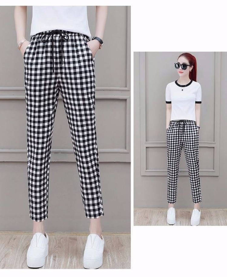 Women's high waisted slim women's loose large casual pants ladies Trousers and Leggings