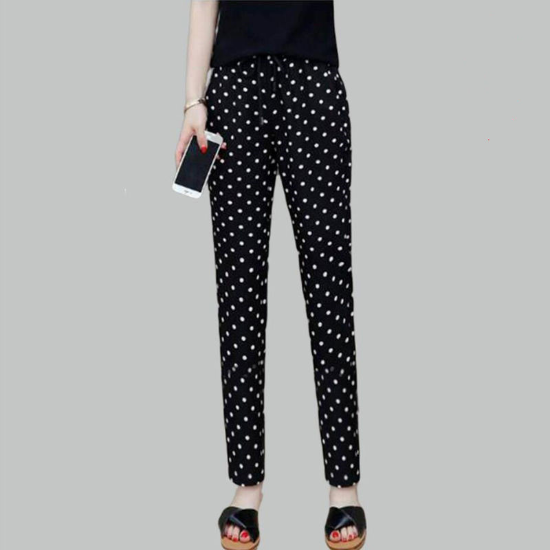 Women's high waisted slim women's loose large casual pants ladies Trousers and Leggings