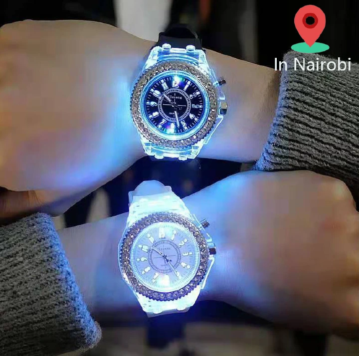 Fast delivery within 1-5 days light women watches  fashion men Quartz  watches  children boy girl watches  baby ladies chidren Wrist watch