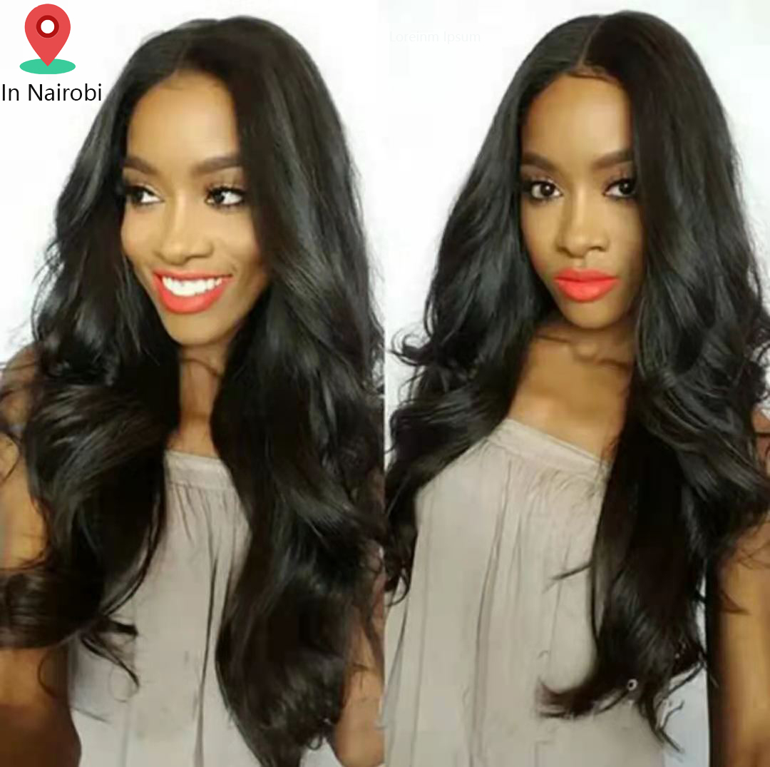 Women  Hair ladies wigs hair girl  Women Long Curly Hair Weave Black Body Wave Wigs For Ladies Fast delivery within 1-5 days