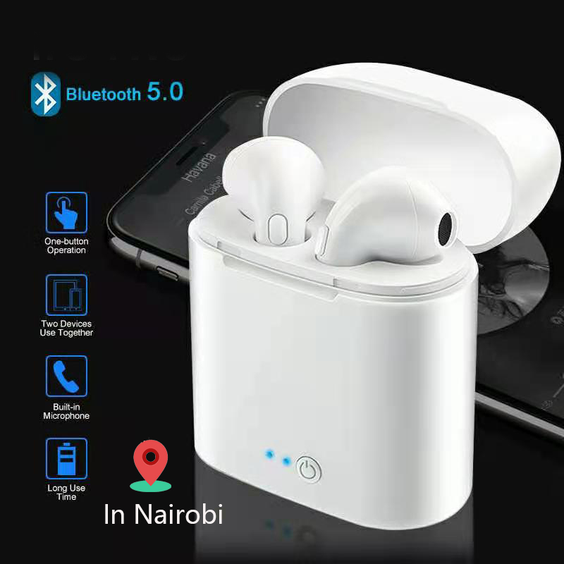 Bluetooth Earphones Wireless Earbud iPhone Samsung Tecno Android Ear Pods Stereophone Fast delivery within 1-5 days