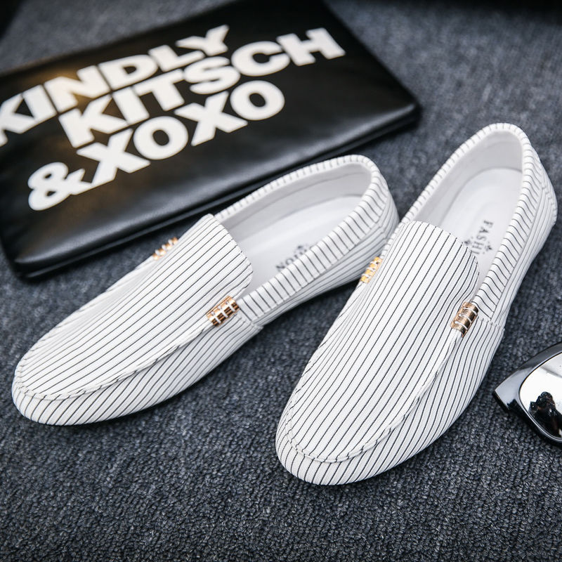 Men's air breathing Leisure Canvas, lazy man pedals  old Beijing cloth shoes Loafers &amp; Slip-Ons