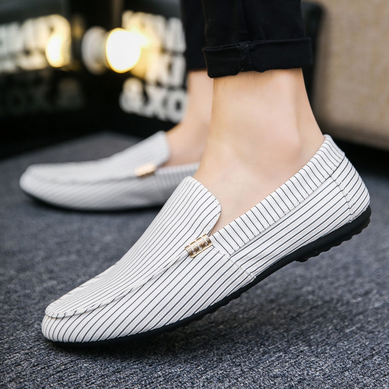 Men's air breathing Leisure Canvas, lazy man pedals  old Beijing cloth shoes Loafers &amp; Slip-Ons