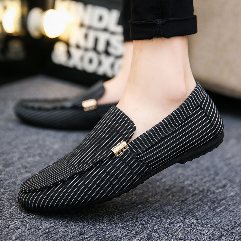 Men's air breathing Leisure Canvas, lazy man pedals  old Beijing cloth shoes Loafers &amp; Slip-Ons
