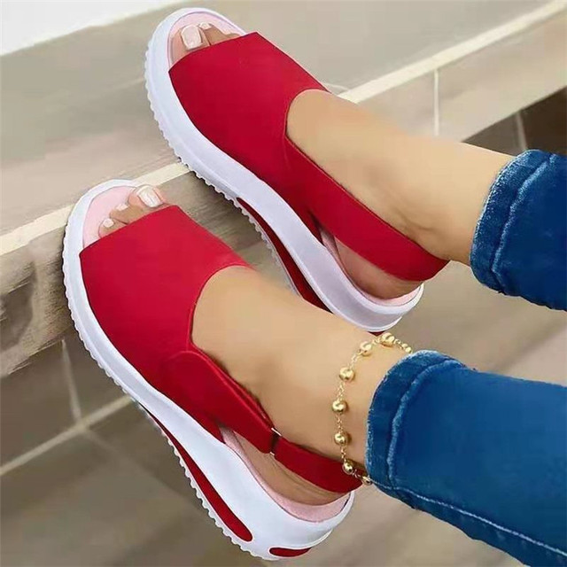 Large size 35-43 women shoes Stitching Ladies Sandals Comfortable Flat Sandals Women Open Toe Beach Shoes slipper