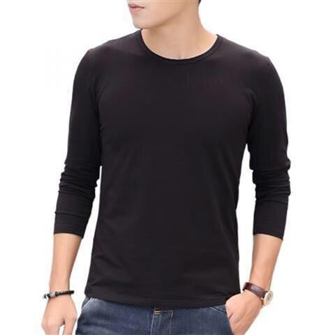 Long-sleeved T-shirt men's round neck thin clothes men's long-sleeved T-shirt