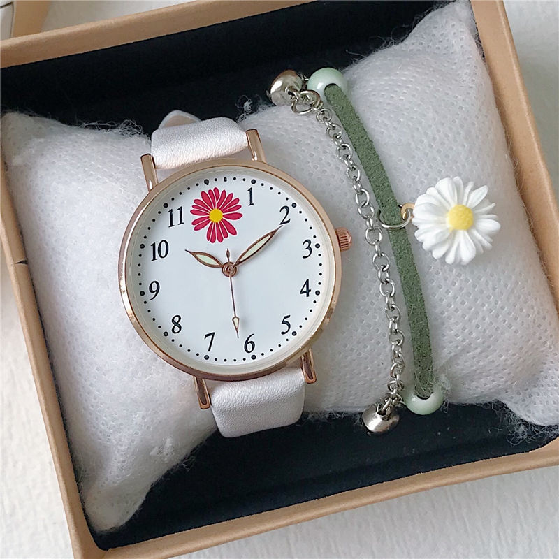 Watch female student new small daisy simple female watch