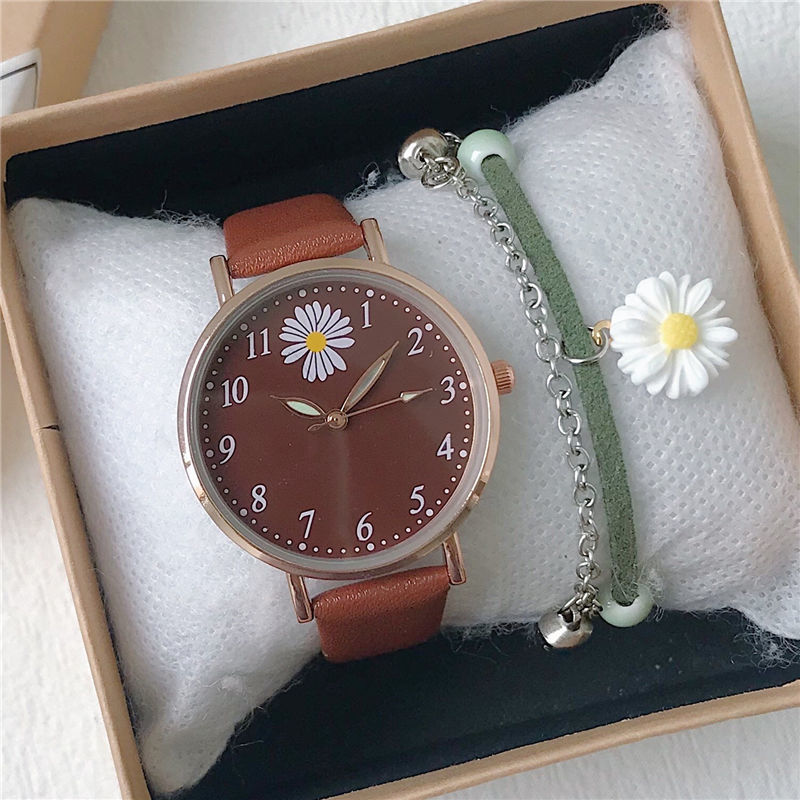 Watch female student new small daisy simple female watch
