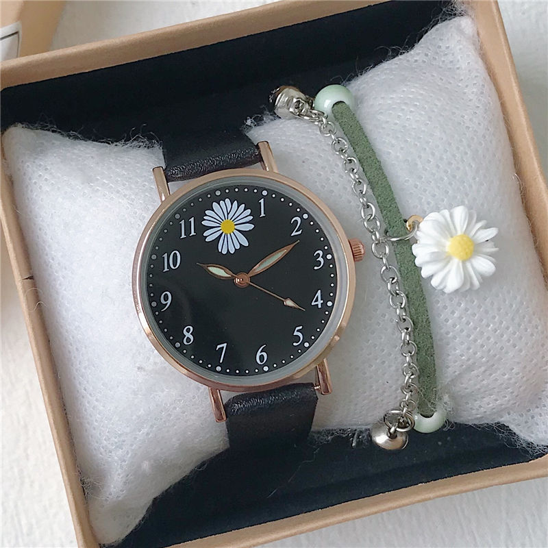 Watch female student new small daisy simple female watch