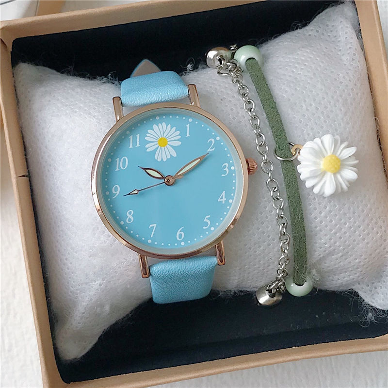 Watch female student new small daisy simple female watch