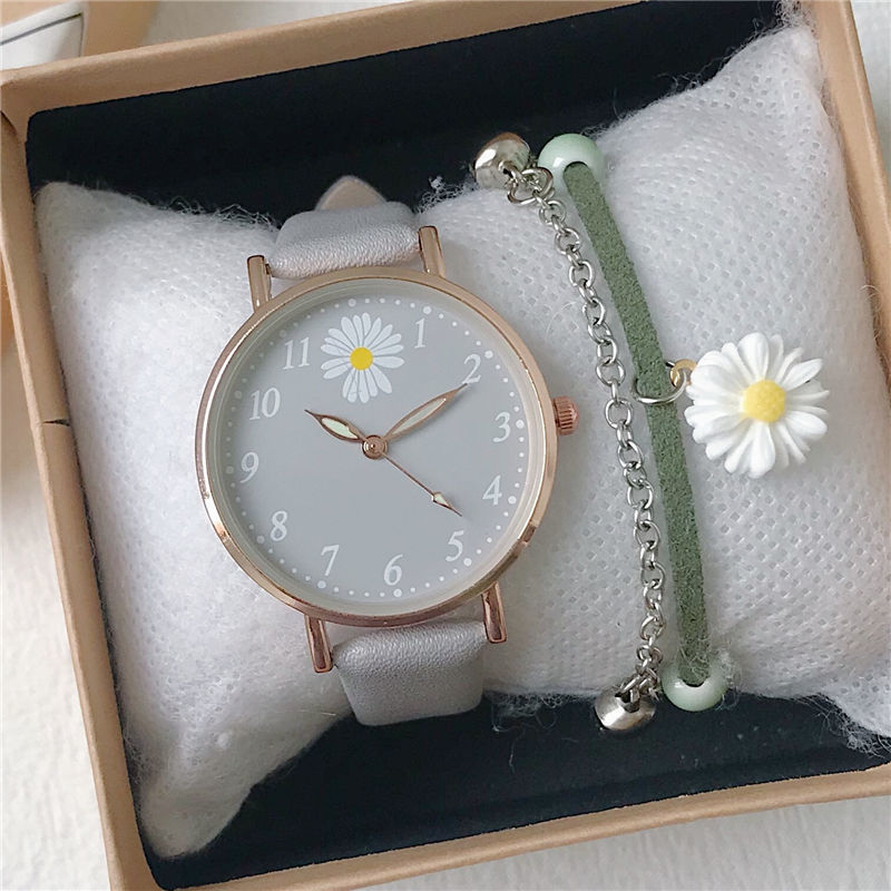 Watch female student new small daisy simple female watch